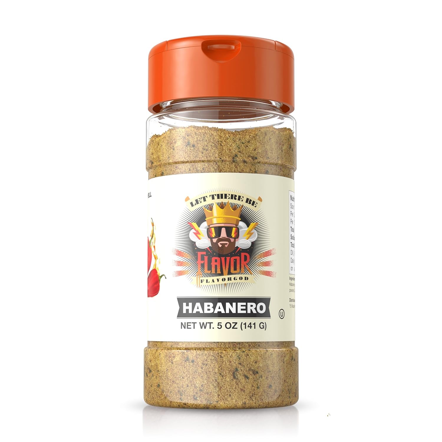 Flavor God #1 Best-Selling Seasonings, Habanero, 1 Bottle, 5 Ounce