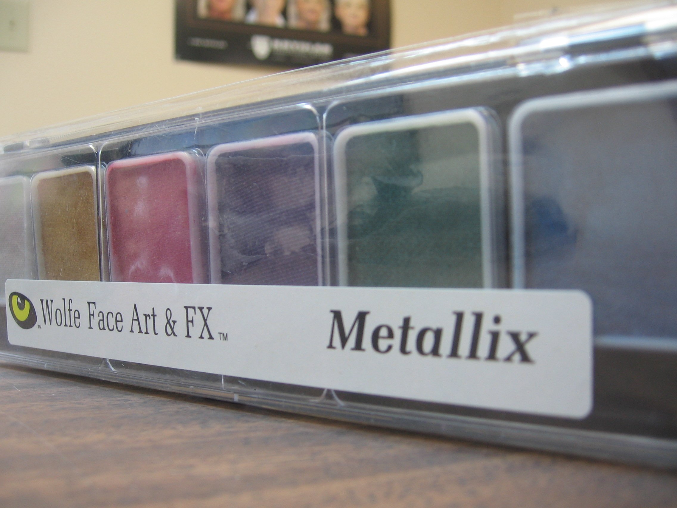 Wolfe 6 Color Palette/Face Paint Kit (Metallix)