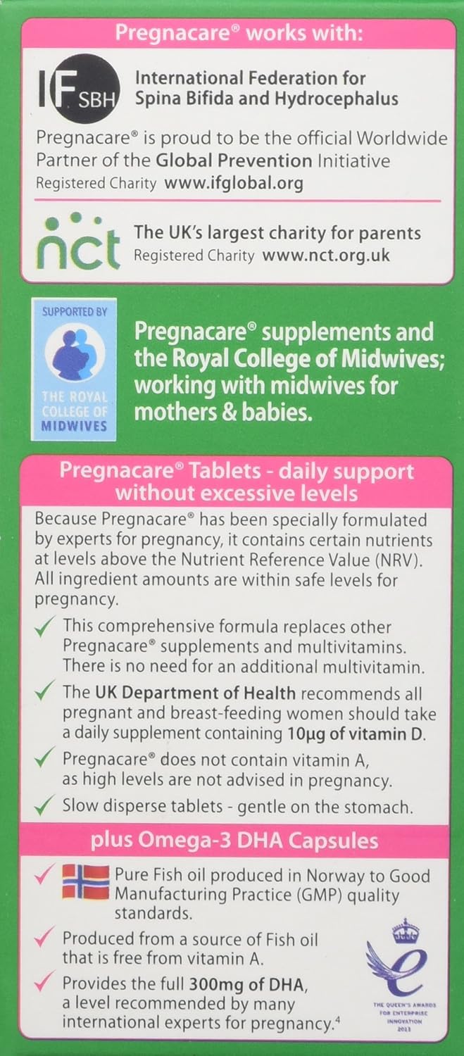 Vitabiotics Pregnacare Plus Tablets 56 Tablets Amazon Co Uk Health Personal Care
