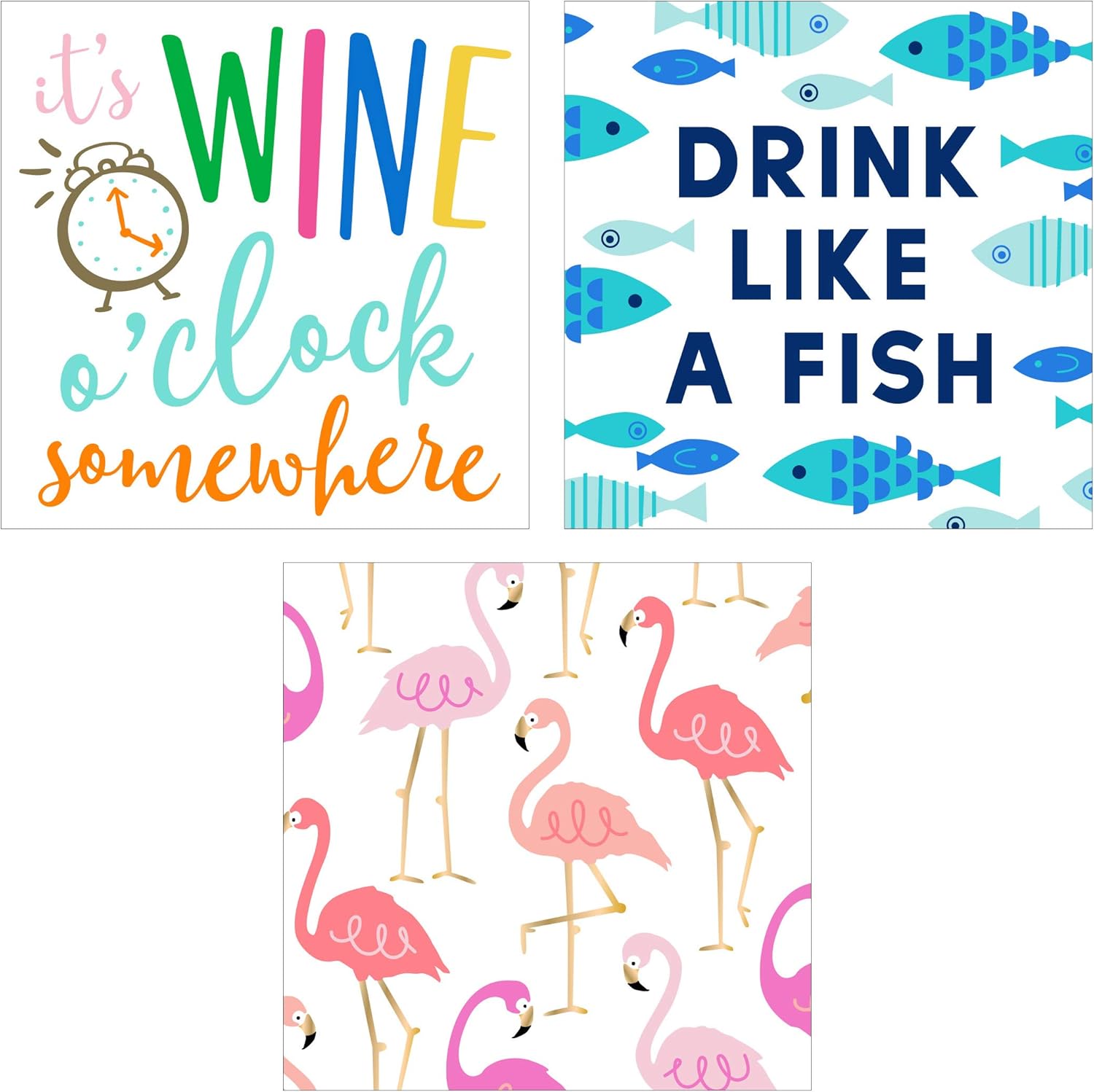 Funny Cocktail Napkins 3 Styles Fun Cocktail Napkins