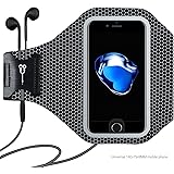 TURATA Iphone 7 Armband Iphone 6/6S Armband Fingerprint Touch Supported Sports Running Arm Band with Key Holder for Iphone 7/6/6S