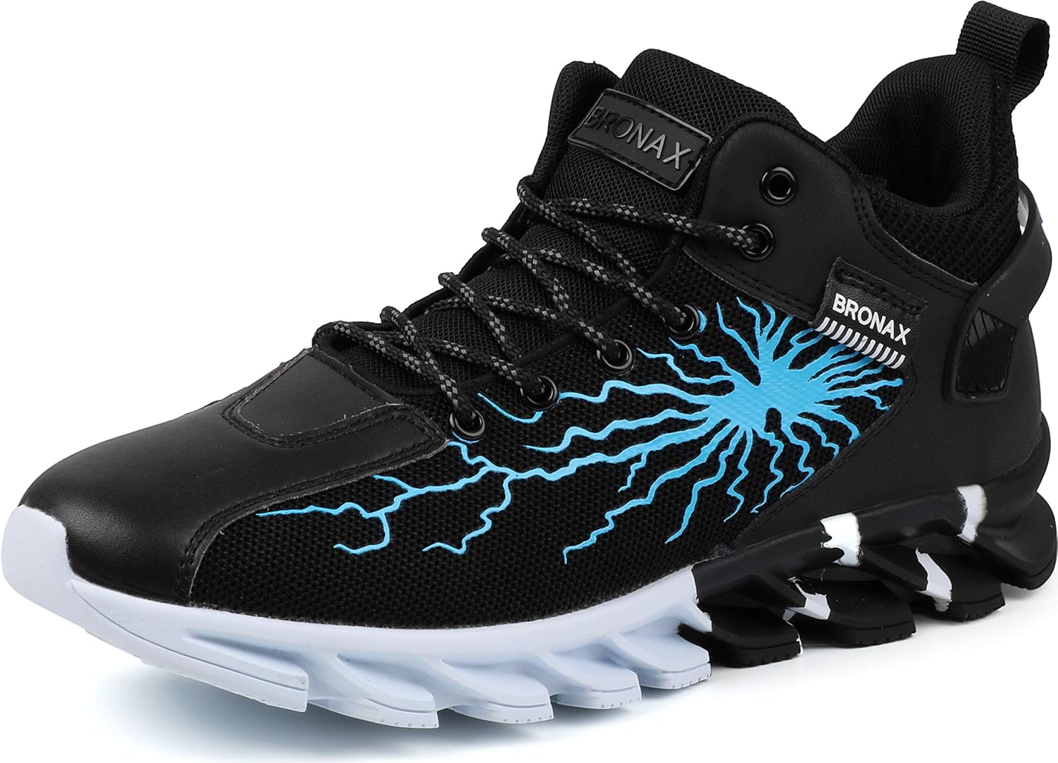  | BRONAX Men's Lightning Design Fashion Sneakers | Fashion Sneakers