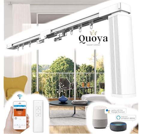 motorized curtain rod alexa