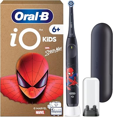 iO Kids Marvel Spiderman Cepillo de Dientes Eléctrico, Niños +6 Años