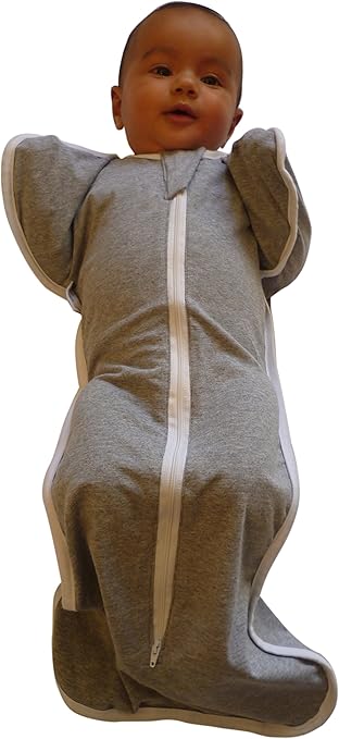 baby sleep suit arms up