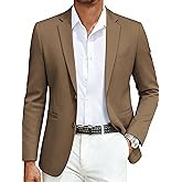 COOFANDY Men's Casual Blazer Slim Fit Sport Coats Two Button Knit Textured Suit Jacket