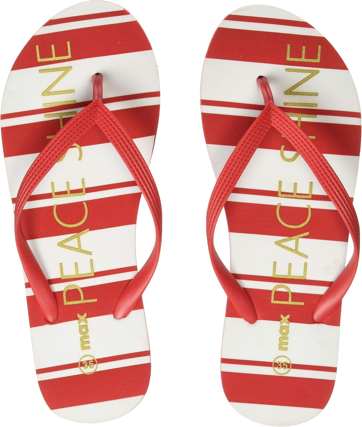 Amazon.com | Max Women's Red Slippers-7 UK (40 EU) (SU20WFPM2043RED) | Slippers