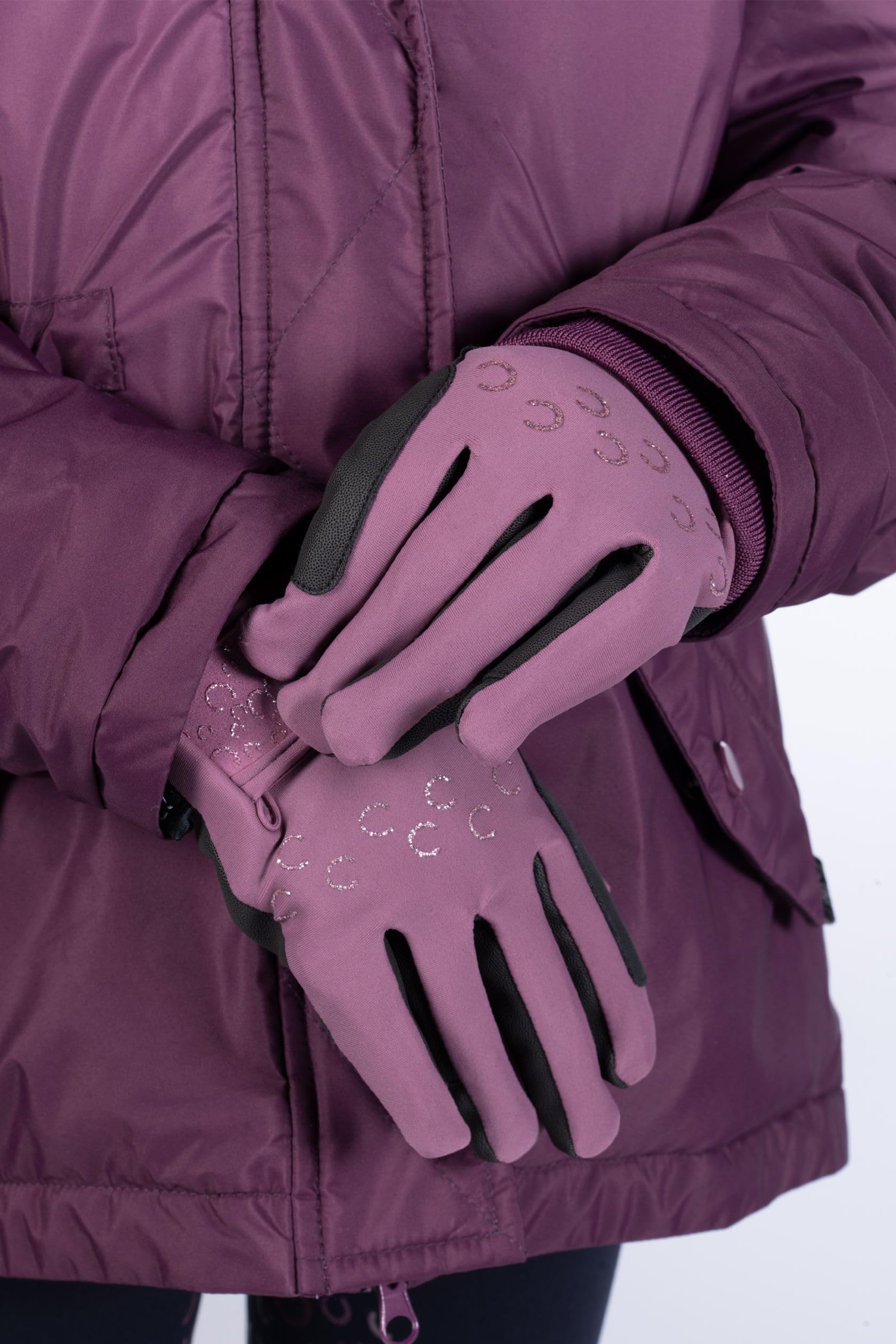HKM Alva Riding Gloves Lila 10