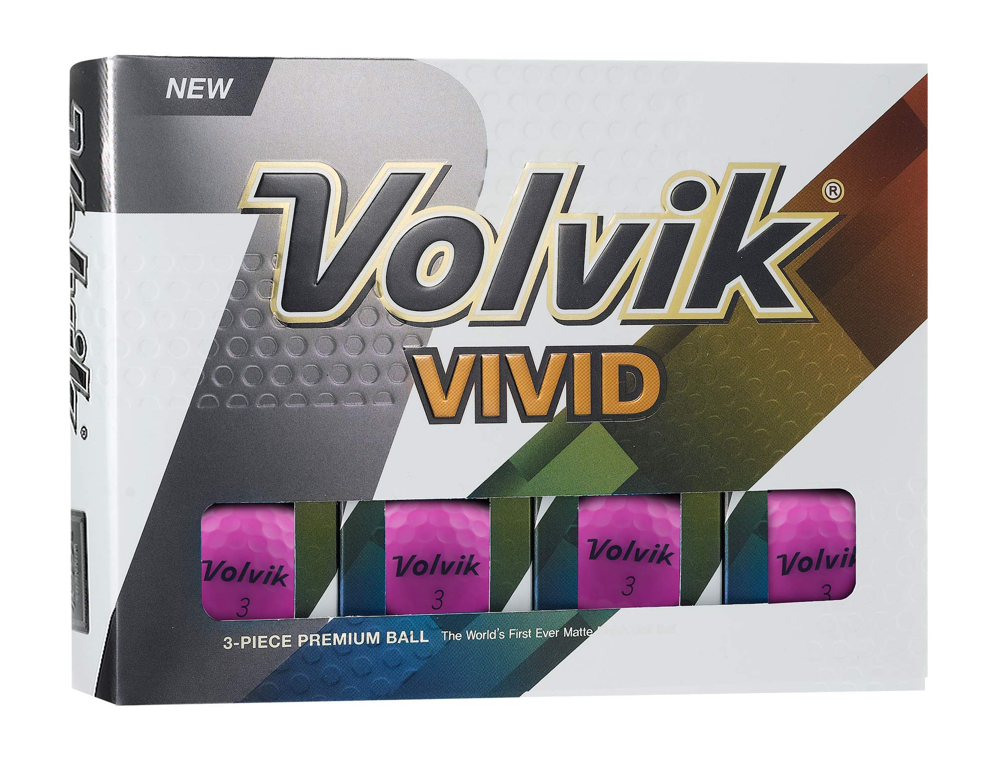 Volvik Vivid Golfball Purple