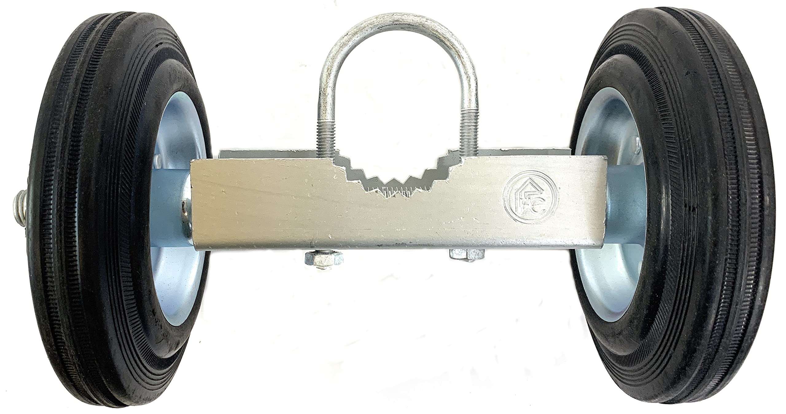 Photo 1 of 6 Inch Rolling Chain Link Gate Wheel for Rolling Chainlink Gates, Two Wheels Galvanized
