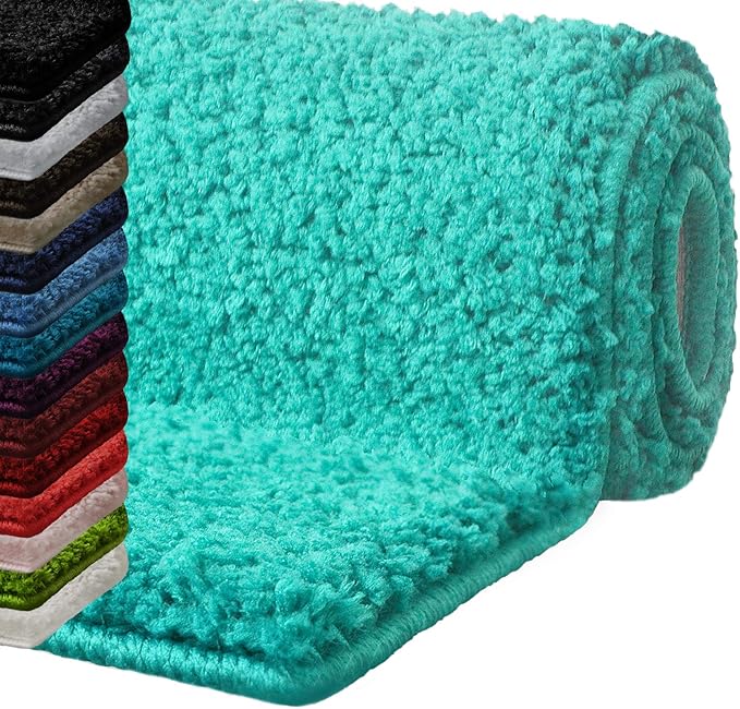 Badematte Hochflor Sky Soft | Weicher, Flauschiger Badezimmerteppich in