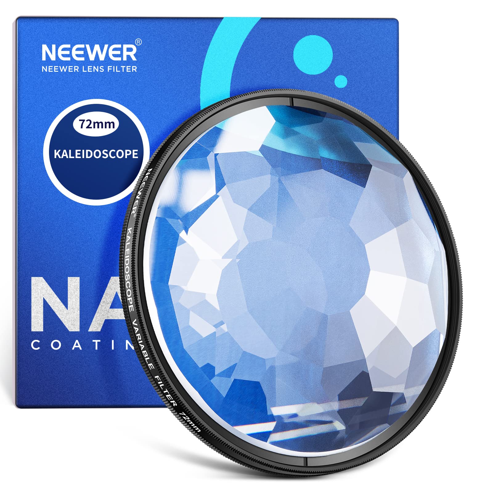 NEEWER 72mm Kaleidoscope Prism Lens