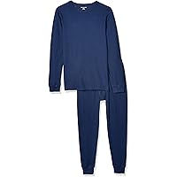 Duofold Men's Mid Weight Double Layer Thermal Pant, Blue Jean