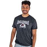 Blue 84 NHL Unisex-Adult NHL Officially Licensed T-Shirt Heathered Black