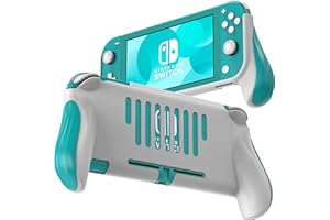 Grip for Nintendo Switch Lite, JUSPRO Ergonomic Comfort Handheld Protective Gaming Case Portable Cover Accessories Compatible with Nintendo Switch Lite
