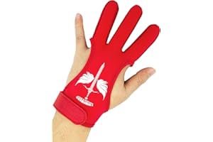 ANIMSWORD Archery Protective Glove Archery Shooting Gloves Three-Finger Archery Protective Gloves for Men nd Women.