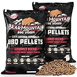 Bear Mountain 2-Pack Wood Pellets for Smoker, Grill