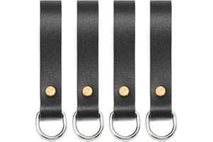 Leather Tool Belt Suspender Loops,Tool Belt Strap Connectors Accessories fits 3 inch Belt Connectors, (Suspender Loop Attachm