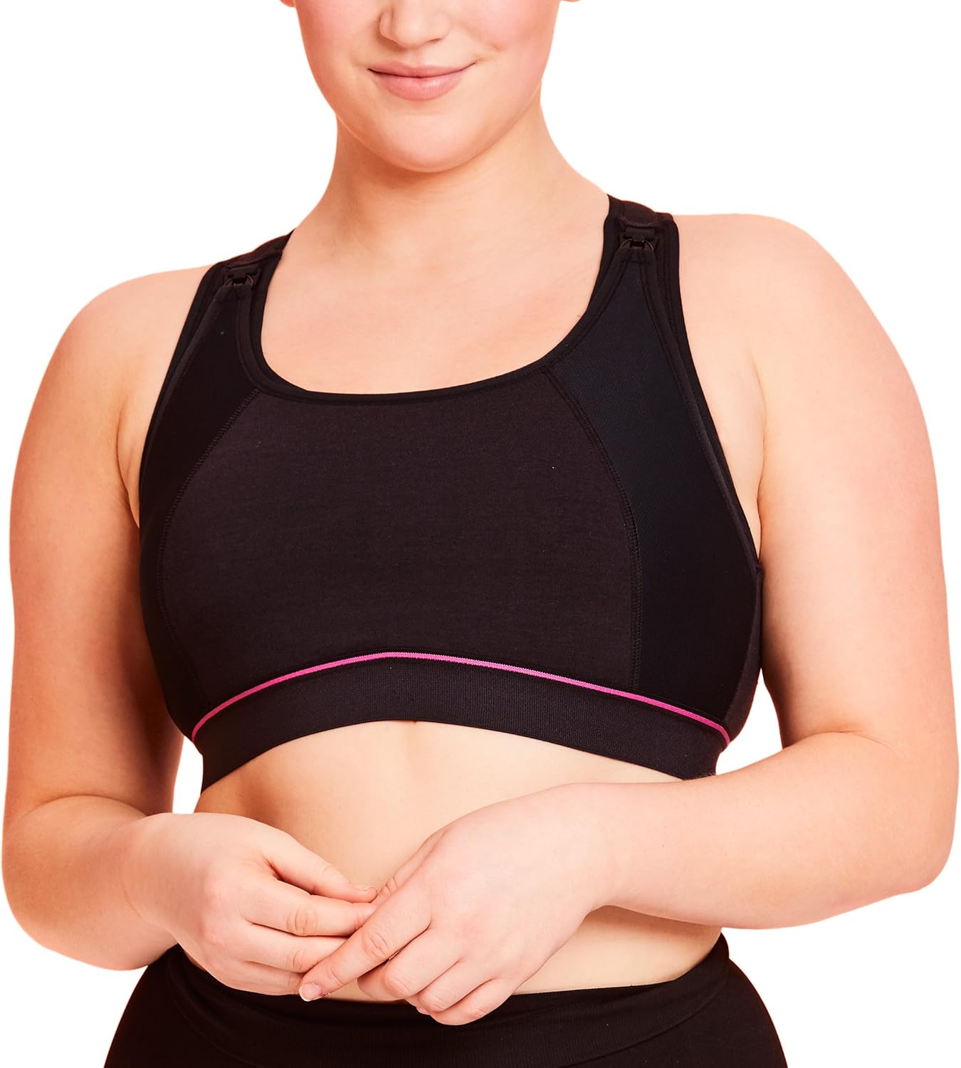 La Leche League Women's Wireless Nursing Sports Bra High Impact Support Nursing Bra at  Women’s Clothing store