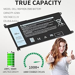 Menlonigt 42Wh YRDD6 1VX1H Battery for Dell
