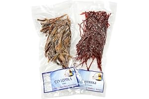 TEAMORE Dried Walleye Fish Thin Stripes and Bream Fish Stripes, Delicious Fish Snack Mix 150 g | 5.3 oz | Pack of 2