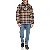 Levi's Men's Plaid Sherpa Lined Hooded Shirt Jacket (Regular & Big & Tall Sizes)