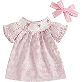 Doisbetthsay Toddler Girl Dress Summer Baby Girl Clothes Spring Princess Party Birthday Dresses Fall Baby Girl Outfit