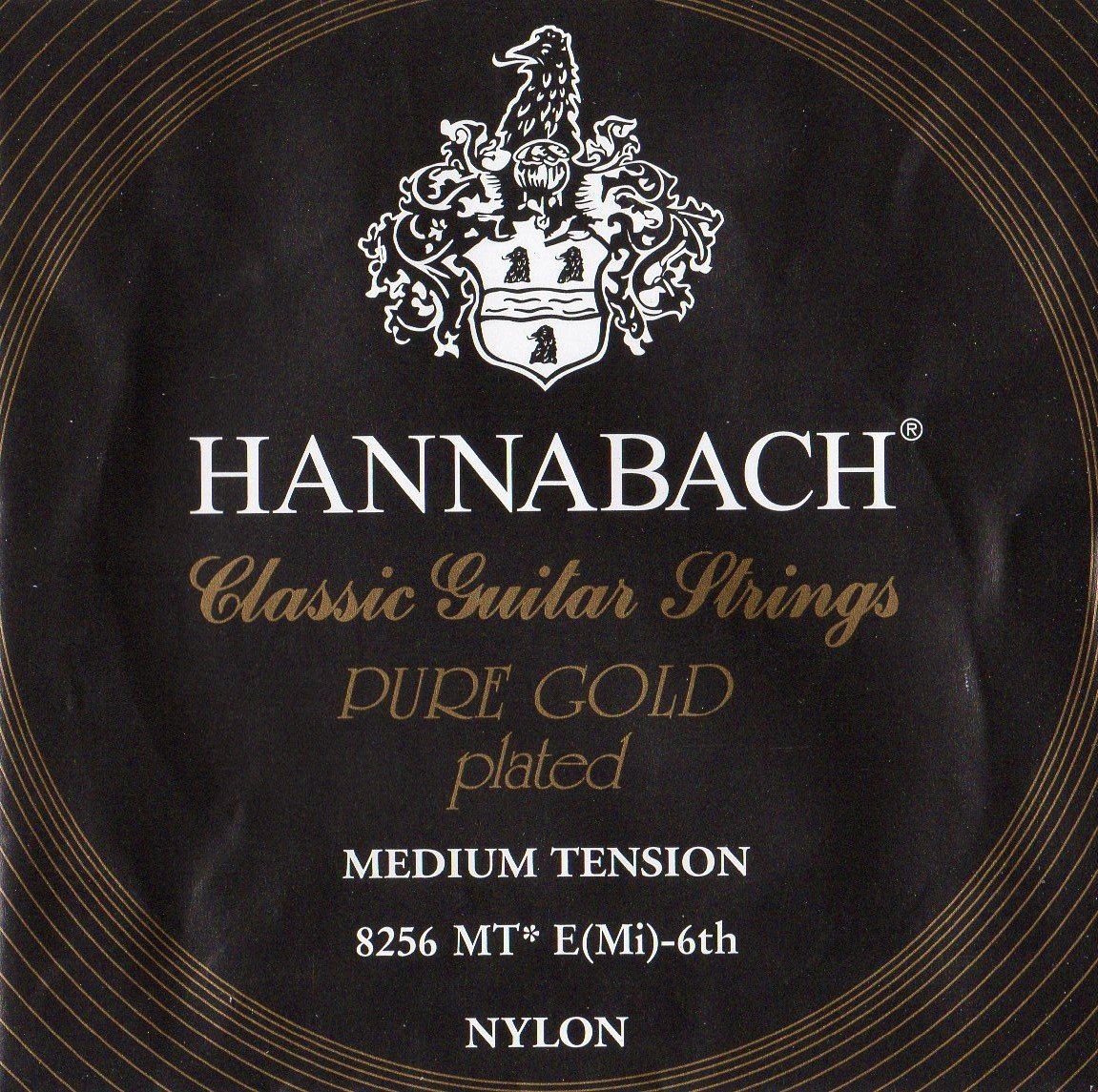 Hannabach 652636 Klassikgitarrensaiten Serie 825 Medium Tension Spezialvergoldung - E6