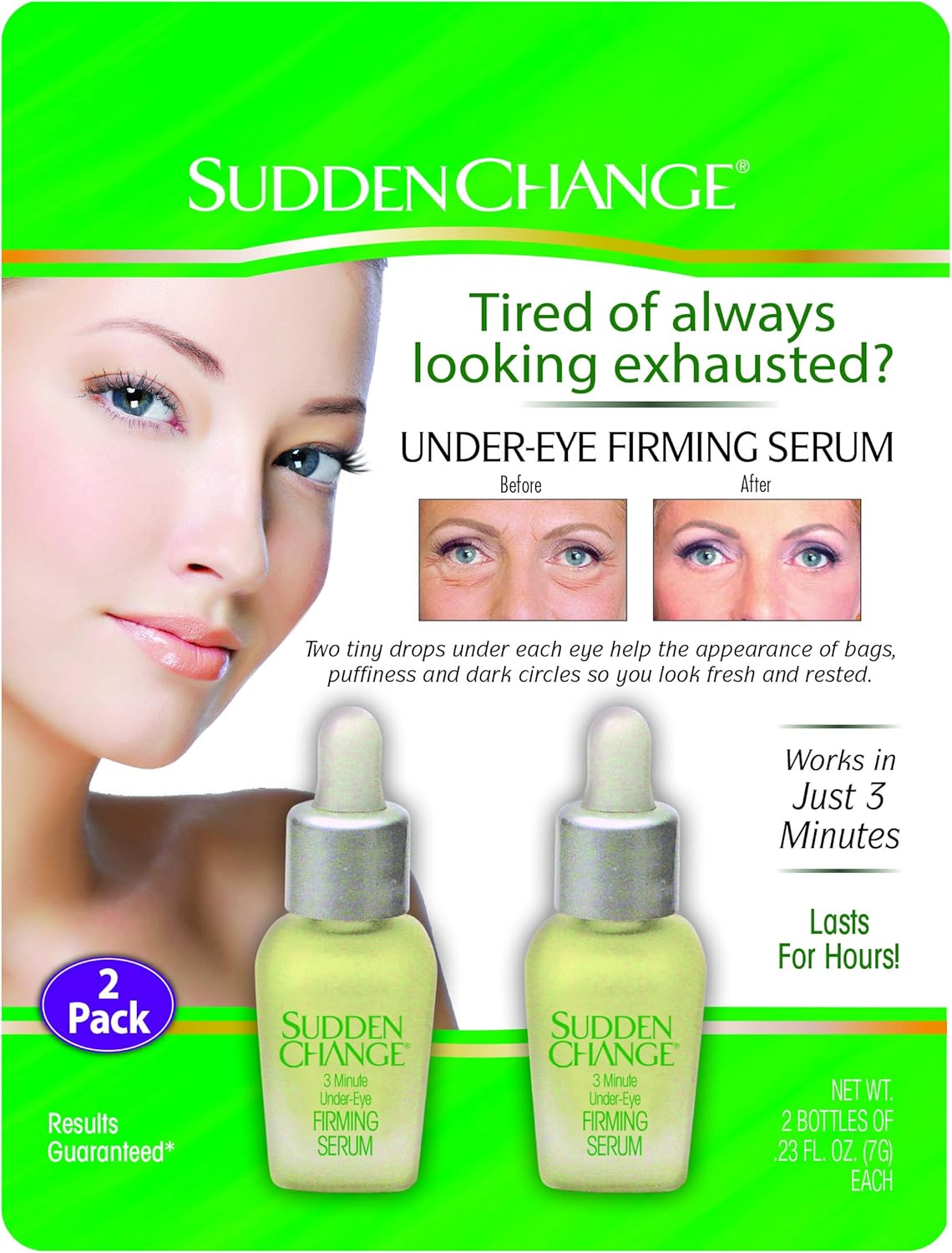 Sudden Change UnderEye Firm Serum 0.23oz (2 Pack) Beauty