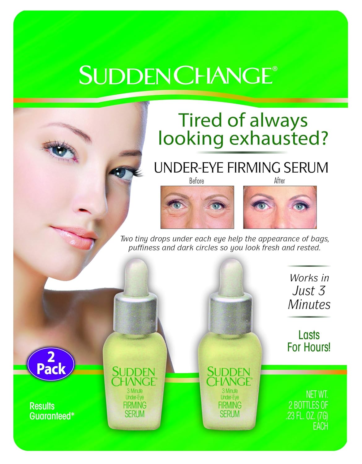 Sudden Change Under-Eye Firm Serum 0.23oz (2 Pack)
