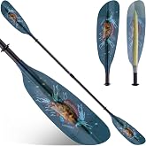 Hornet Watersports Fiberglass Kayak Paddle for Adults- Ideal for Touring, Fishing and Boating- 90.5 inches / 230CM Adjustable with Carbon Fiber Shaft- Kayak Oars Kayaking Equipment