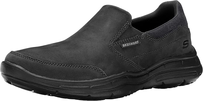 skechers men's relaxed fit glides calculous