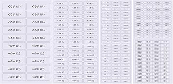 Amazon Biijo お名前シール おなまえシール ネームシール 入学 入園 シンプル パステルカラー 無地 水玉 ドット スタンダードサイズ5 種類 縦書き横書き合計336枚 4 シンプル パステルパープル シール ステッカー 文房具 オフィス用品