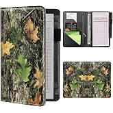 Server Books for Waitress Waiter with Zipper Pocket, Camo Tree Cute Server Book for Men & Women, Restaurant Server Pads Waitstaff Organizer Guest Check Presenters Server Wallet Money Holder