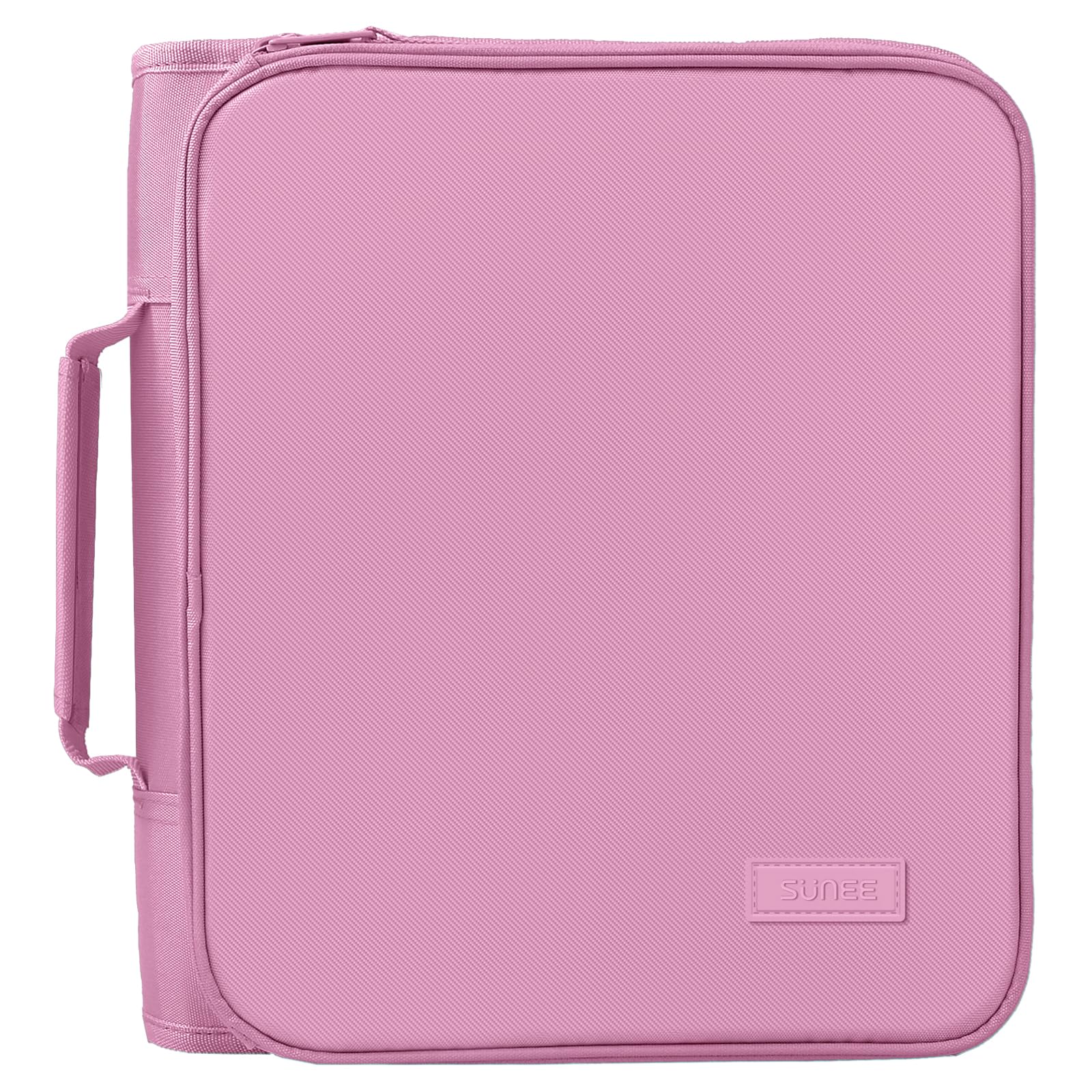 Photo 1 of SUNEE Zippered Binder Bag with Handle, 2-Inch 3-Ring O-Ring, 500-Sheet Capacity, Includes Zip Pocket, 5-Tab Expanding File Folder, Multi-Pocket Organizer Binder for Middle School, Grape Purple