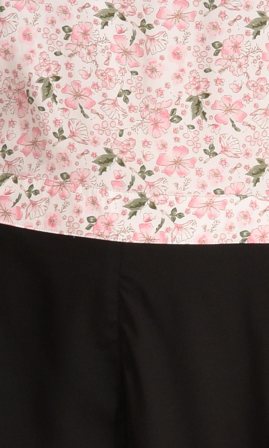 the gud look women's mix & match pink lilly print jumpsuit