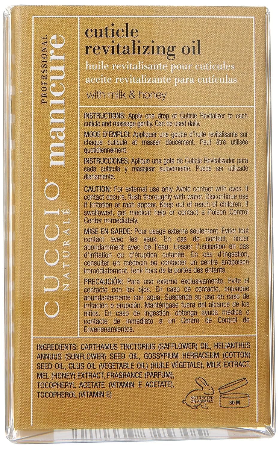 Cuccio Naturale Revitalizing- Hydrating Oil For Repaired Cuticles Overnight - Remedy For Damaged Skin And Thin Nails - Paraben /Cruelty-Free Formula - Milk And Honey - 2.5 Oz - Image 9