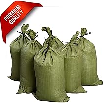 Sacos De Arena Para Inundaciones Sacos De Arena De Polipropileno Tejido Vacío (30x60cm 10pcs) Likrtyny Para Estrenar | Bodega Aurrera En Línea