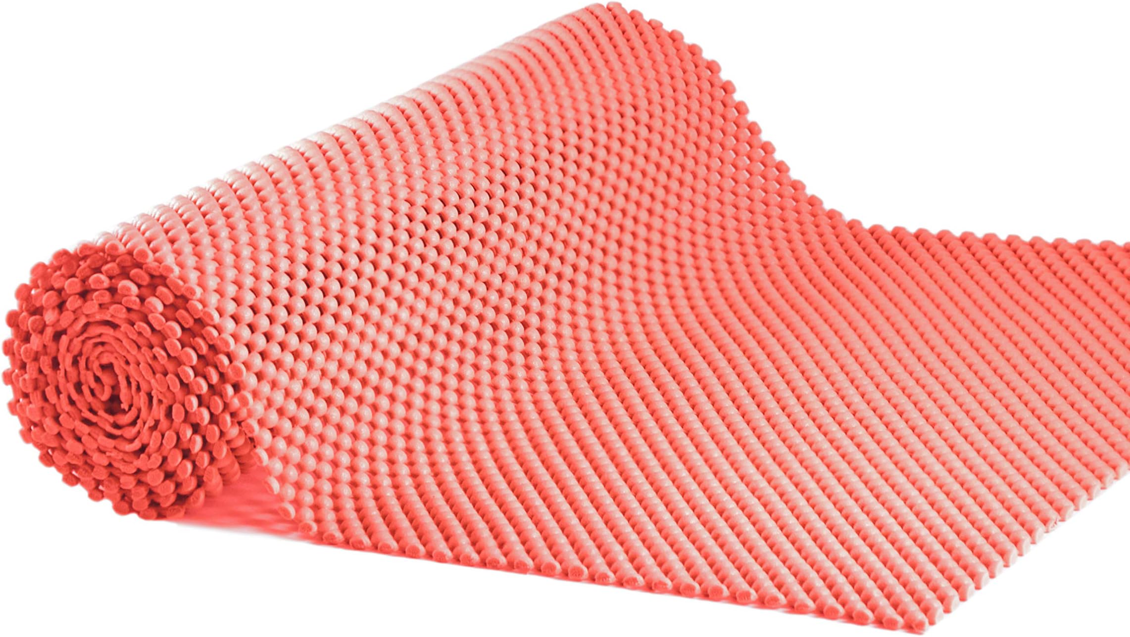 BNYD Grip Liner Non-Adhesive Shelf Liner, Anti-Slip Mat Drawer Liner 12 in x 60 in (Red)