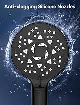 Magichome Filter Shower Head Hose 2m 6 Modes High Pressure Hard Water Softener view 6