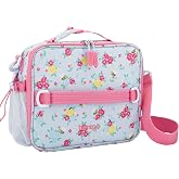 Bentgo Kids Prints Double-Insulated Reusable Lunch Bag | For Kids 3+, Adjustable Strap; Holds Lunch Box/Water Bottle/Snacks; Easy-Clean, Water-Resistant, Pocket (NEW Blooming Floral)