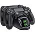 BEBONCOOL PS4 Controller Charger, DualShock 4 Controller USB Charging Station Dock, PlayStation 4 Charging Station for Sony Playstation4 / PS4 / PS4 Slim / PS4 Pro Controller