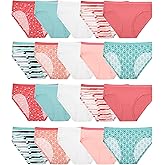 Fruit of the Loom Girls' Cotton Hipster Underwear