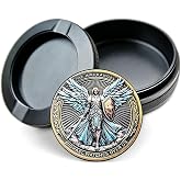 COSKOVOY Metal Can | Metal Container | Pouch Container | Small Storage Tin (Angel's Protection)