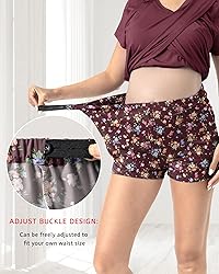 Rnxrbb 3 Piece Postpartum Nursing Pajamas Set