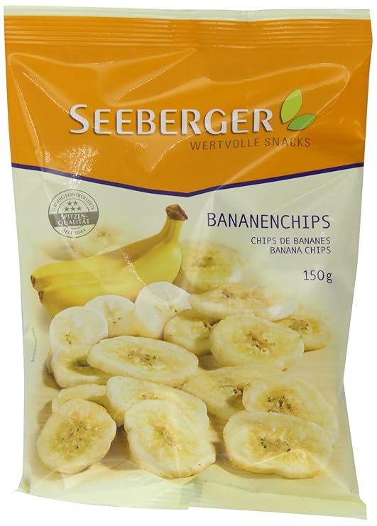 Seeberger Banana Chips 150 g (Pack of 5) Amazon.co.uk Grocery