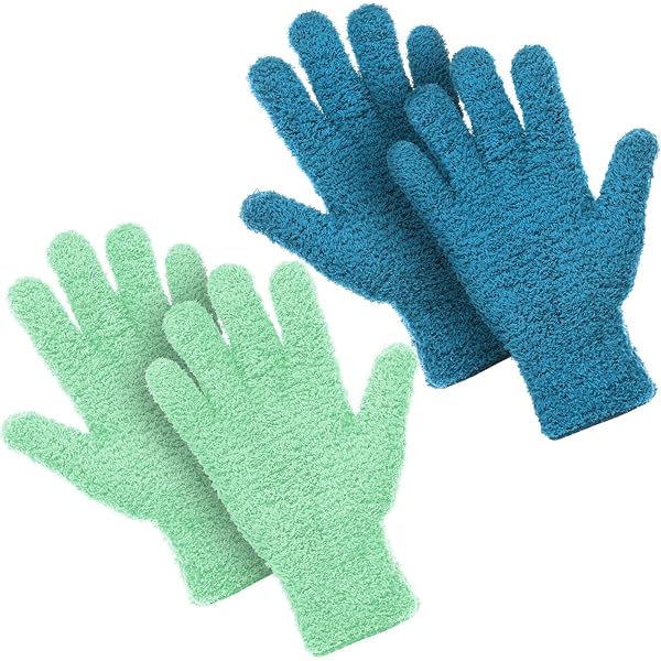 Bencailor 6 Pairs Microfiber Dusting Gloves - Reusable Cleaning Mitts For Plants, Blinds, Cars & Household Dusting - View #3