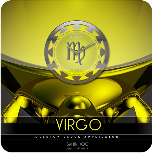 Virgo Beautiful Clock Widget Zodiac Theme for Android