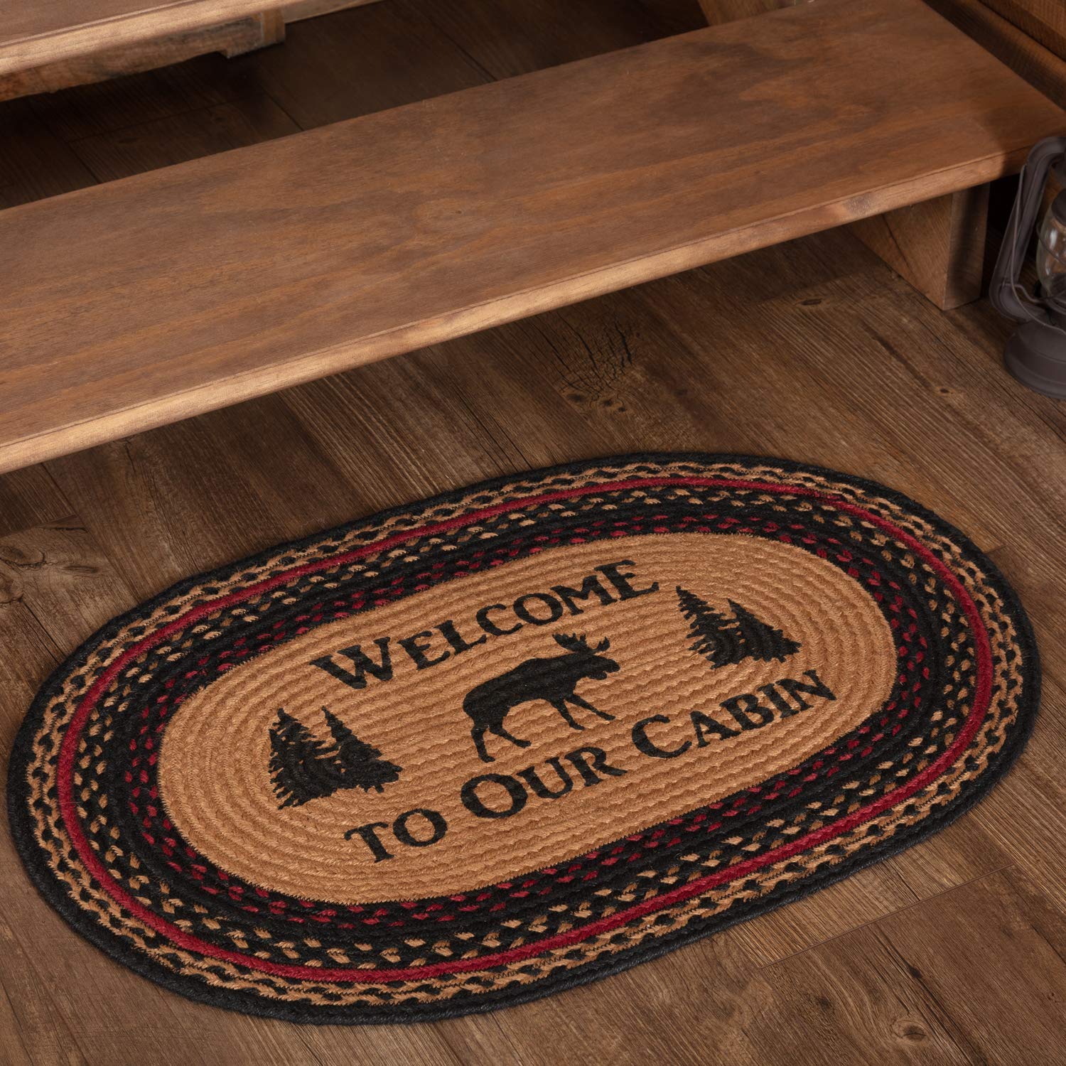 Amazon Com Vhc Brands 51209 Rustic Flooring Cumberland Moose
