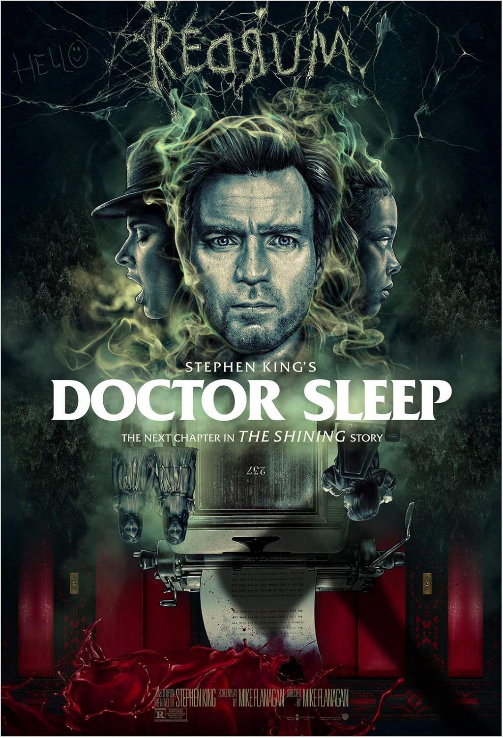 Doctor Sleep Movie Poster 24 x 36 Inches Full Sized Print Unframed Ready for Display - Fan Art